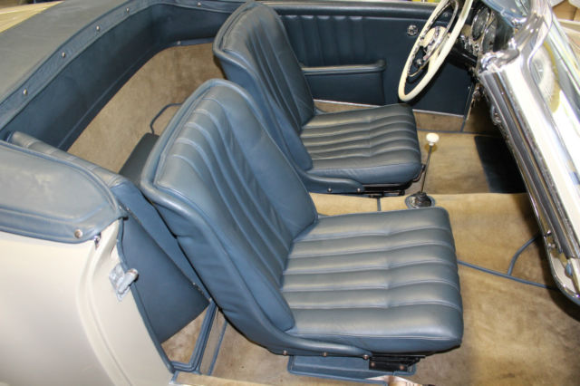 1960 Mercedes-Benz SL-Class (Beige Gray (Beigegrau) DB181/Blue)