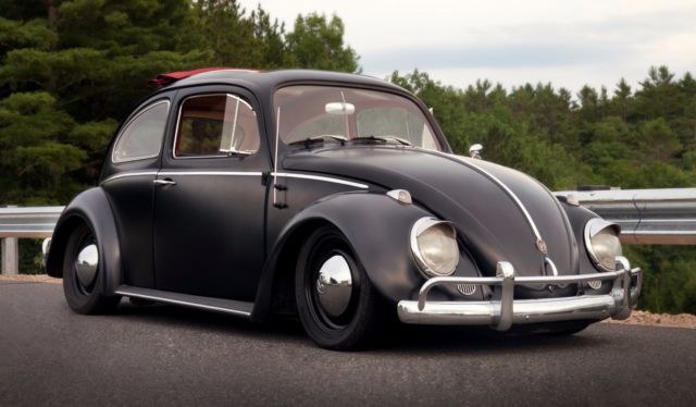 1962 Volkswagen Beetle - Classic (Matte Black/Custom)