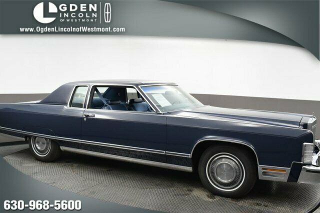 1977 Lincoln CONTINENTAL COUPE (Blue/Blue)
