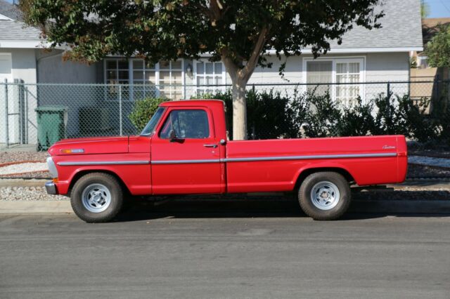 1970 Ford F-100 (Red/Red)