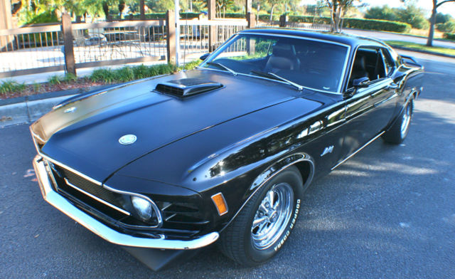 Seller of Classic Cars - 1970 Ford Mustang (Black/Black)