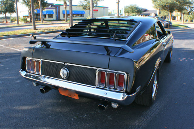 Cars ford mustang 1970 black #2