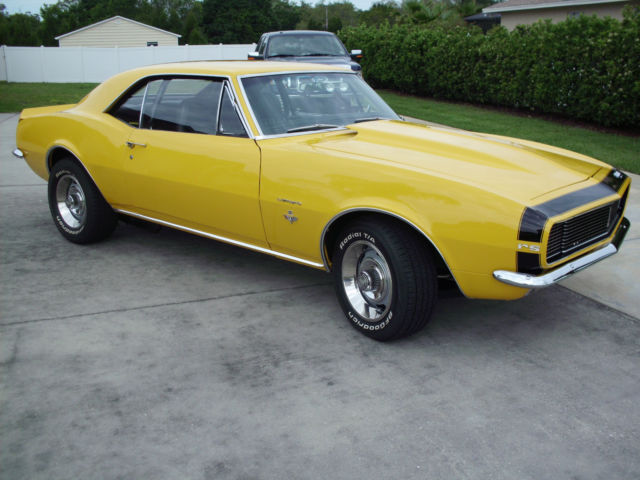 Seller Of Classic Cars 1967 Chevrolet Camaro Yellow Black