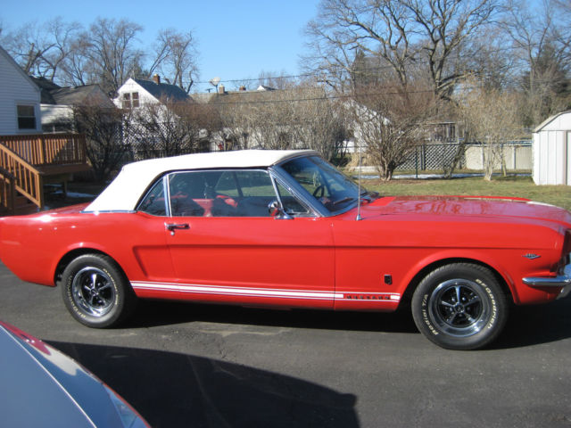 Seller Of Classic Cars 1965 Ford Mustang Rangoon Red Red
