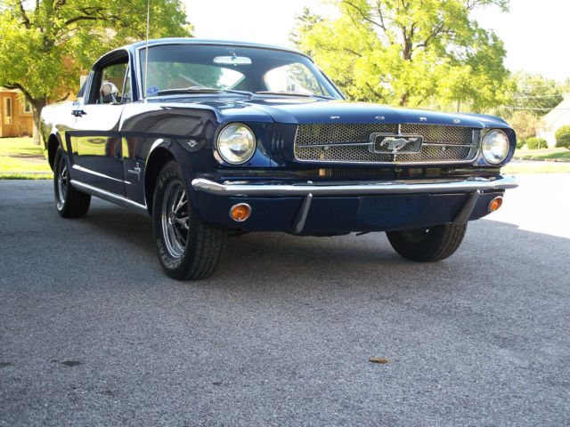 Seller of Classic Cars - 1965 Ford Mustang (Dark Blue ...
