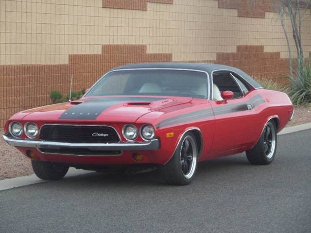 Seller of Classic Cars - 1973 Dodge Challenger (Red/White)